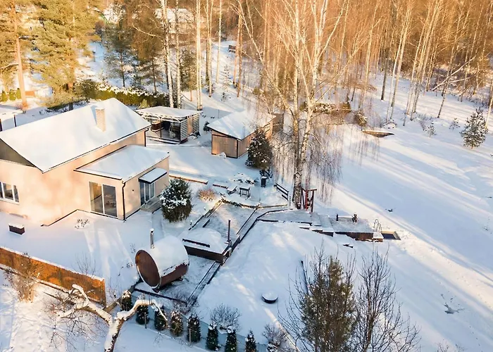 Majutus - Puhkemaja - Hot Tub L Sauna L Bbq Lodge Elva