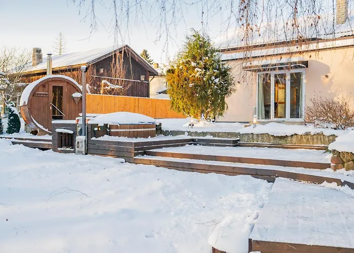 Lodge Majutus - Puhkemaja - Hot Tub L Sauna L Bbq Elva